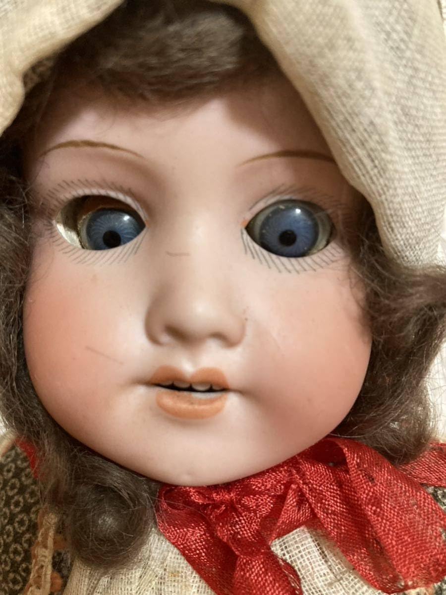 市松人形 御印有り45cmビスクドール　アンティーク　抱き人形　清照　伝統工芸品 市松人形 御印有り45cmビスクドール アンティーク 抱き人形 清照