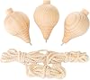 3Pcs Classic Wooden Trompos Sturdy Steel Point Craftsmanship Motor Skills Wood Carved Tops for Adults Beginners Gift