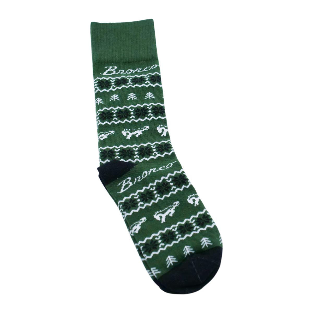 Ford Bronco Socks, Novelty Ford Socks for Men, One Size, Green