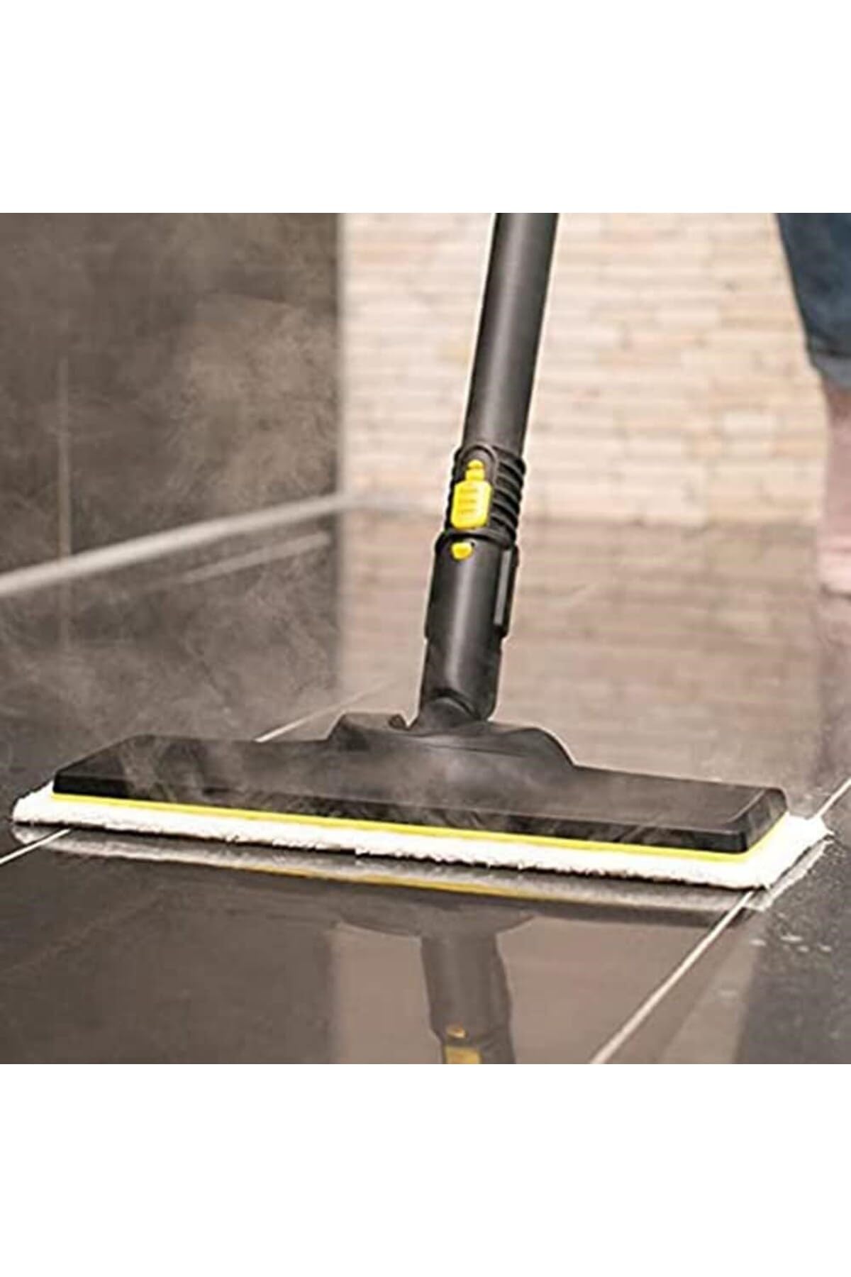 SUPERVAC Karcher SC Serisi için Cam Silme Aparatı ve Mikrofiber Bez Seti 3'lü, SC1 SC2 SC3 SC SC5 Modeller ile Uyumlu Cam Silme Aparatı ve 3'lü Mikrofiber Bez Seti
