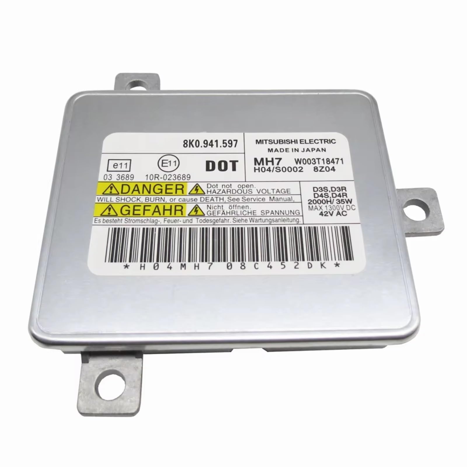 Ballast Xénon Voiture Compatible avec A3 S3 A4 S4 B8 A6 S6 C6 C7 A8 S8 D4 Q5 Q7 2009- 8K0941597C D3S D3R D4S D4R Module De Ballast De Phare Au Xénon