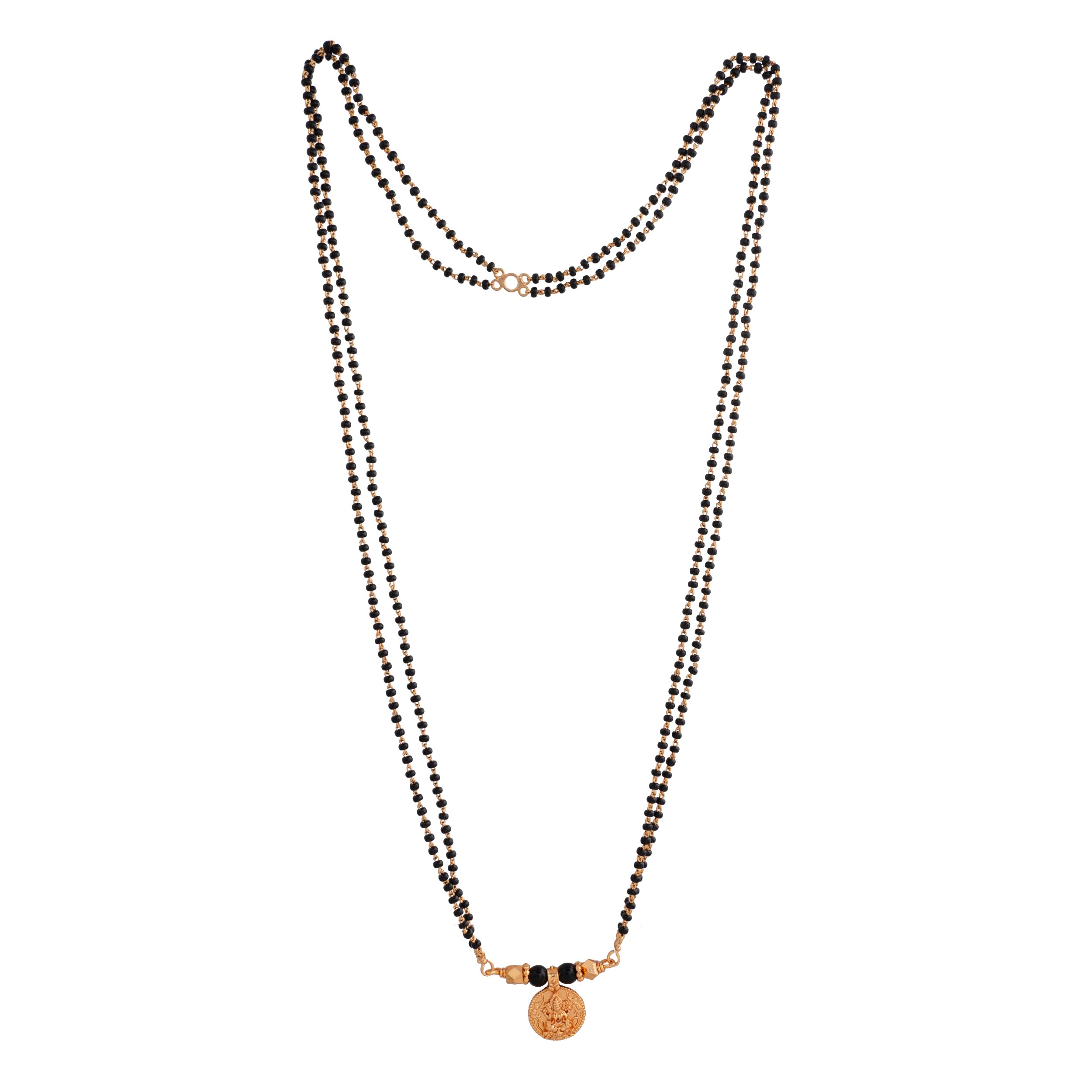 Radhas Creations Black Beads Mangalsutra Karimani 30" With Vati No.1191A For Womens (Style 4) (B0CHBJ6344) Amazon Price History, Amazon Price Tracker