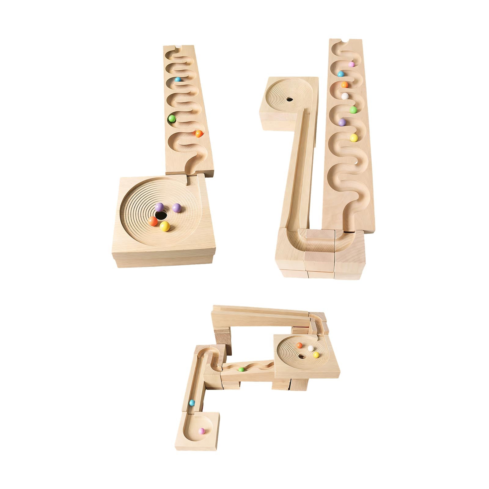 Generisch Interaktives Holzlabyrinth Puzzlespielzeug zur Entwicklung der Feinmotorik und kognitiven Fähigkeiten Kreatives Holzrollenset Lernspielzeug für Vorschulalter, fördert die Kreativität