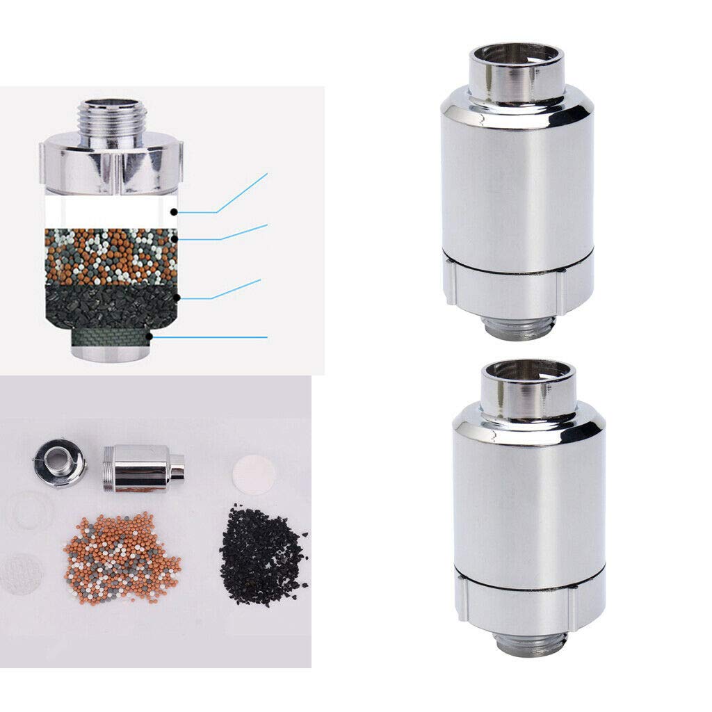 2-Piece Purifier Tap Filter Shower for Household Chlorine Garden Universal