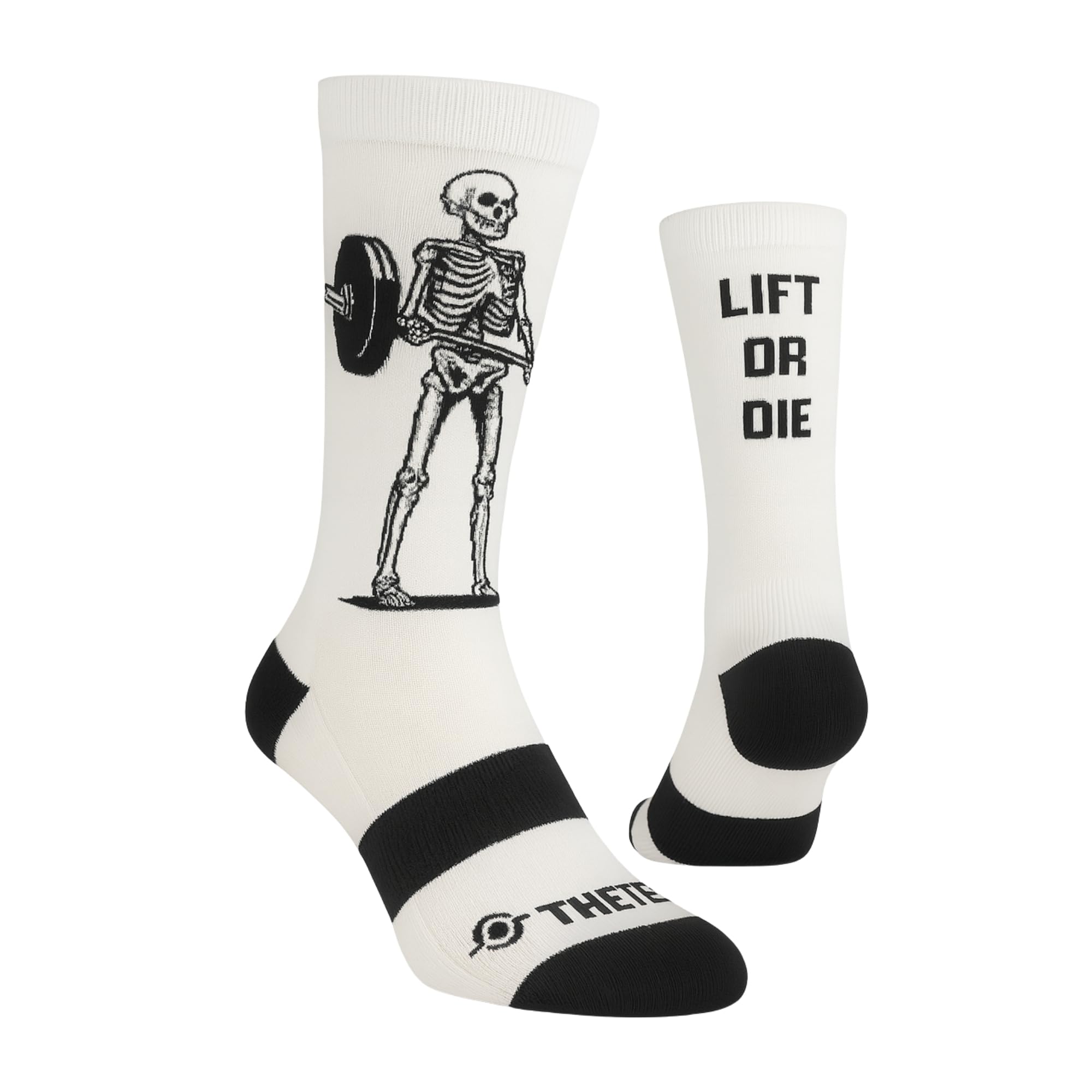 Theyet Calcetines Crossfit y Deporte Unisex | Diseños únicos divertidos | Técnicos, transpirables compresivos y cómodos para gimnasio, running, pádel y ciclismo | Talla 39-45