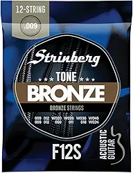 Encordoamento para Violão 12 cordas F12S Strinberg