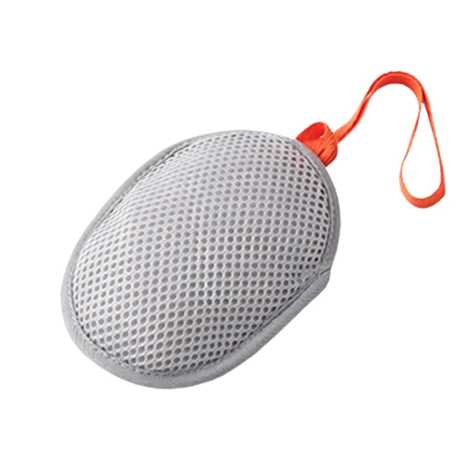 Zhsoao Grey 30Pcs Foaming Soap Bag Net Mesh For Bath & Shower