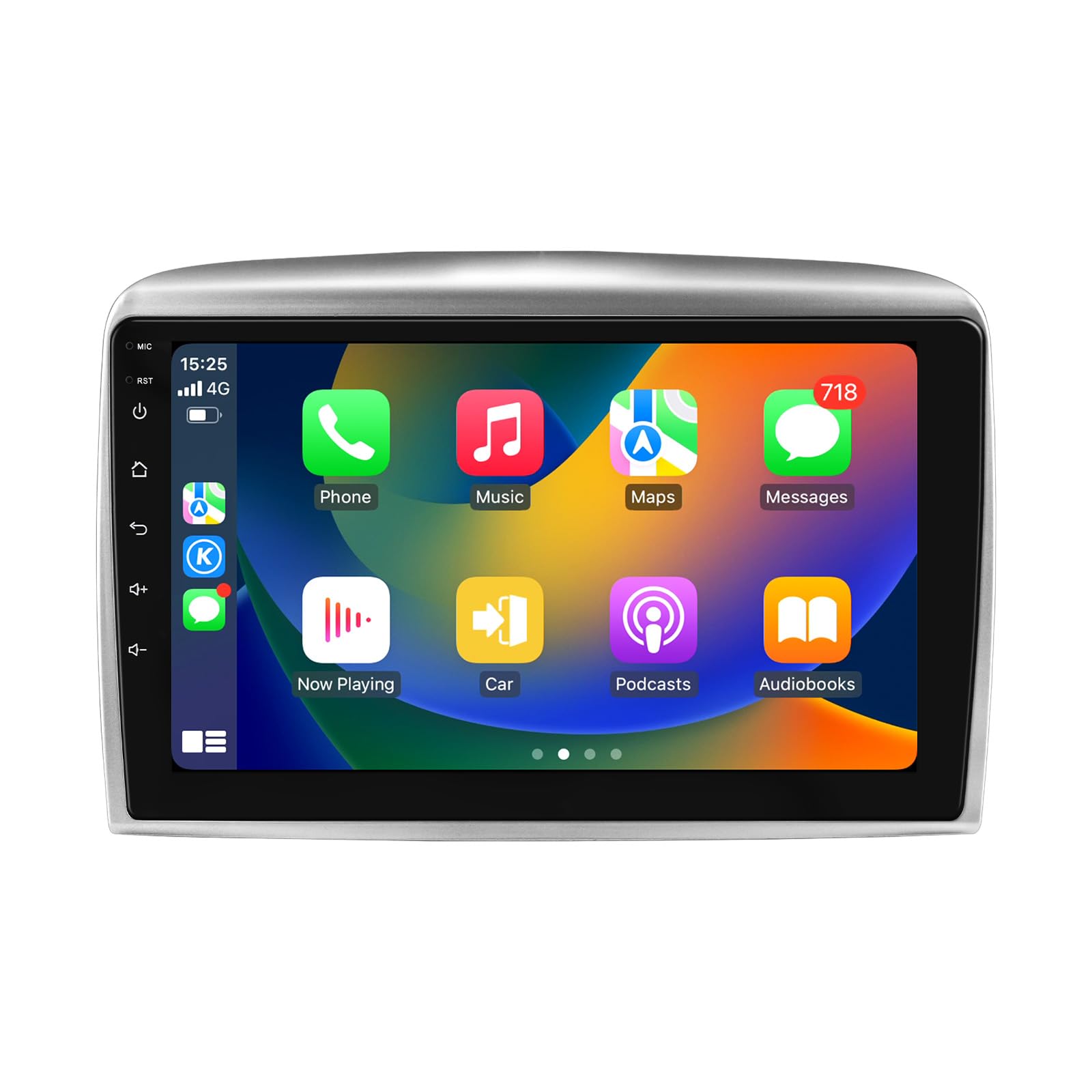 Ossuret radio samochodowe do Lancia Ypsilon (2006-2011), 9 cali Android 13 ekran dotykowy 2+32 GB nawigacja GPS z Carplay Android Auto WiFi Bluetooth sterowanie kierownicą DSP USB