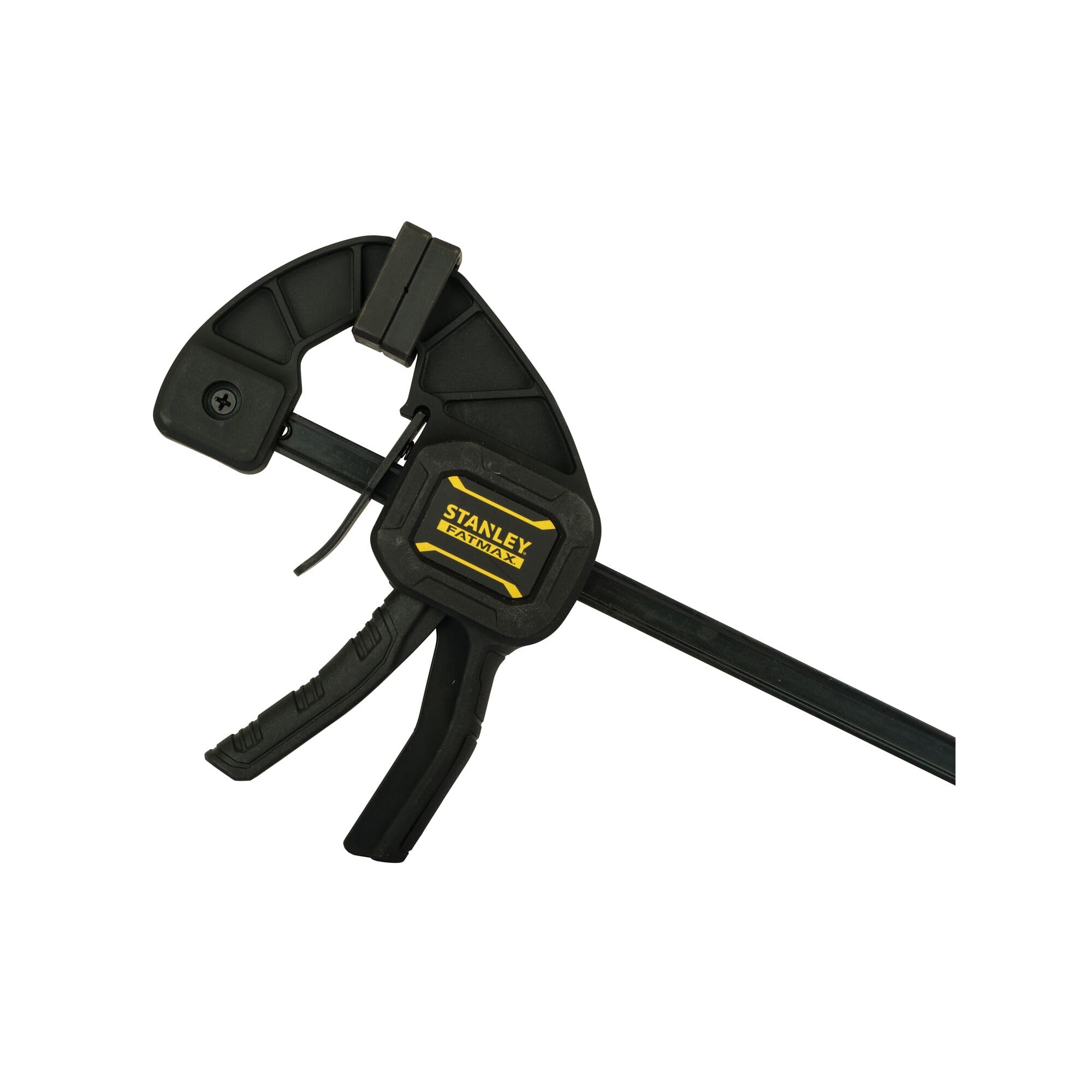 Stanley Fmht0-83232 Serre-Joint M 150 Gamme FatMax - Travaux De Précision - Patin De Protection Amovibles - Rainure En V Pour Maintien Des Tubes - Rail En Acier - Corps En Nylon Renforcé