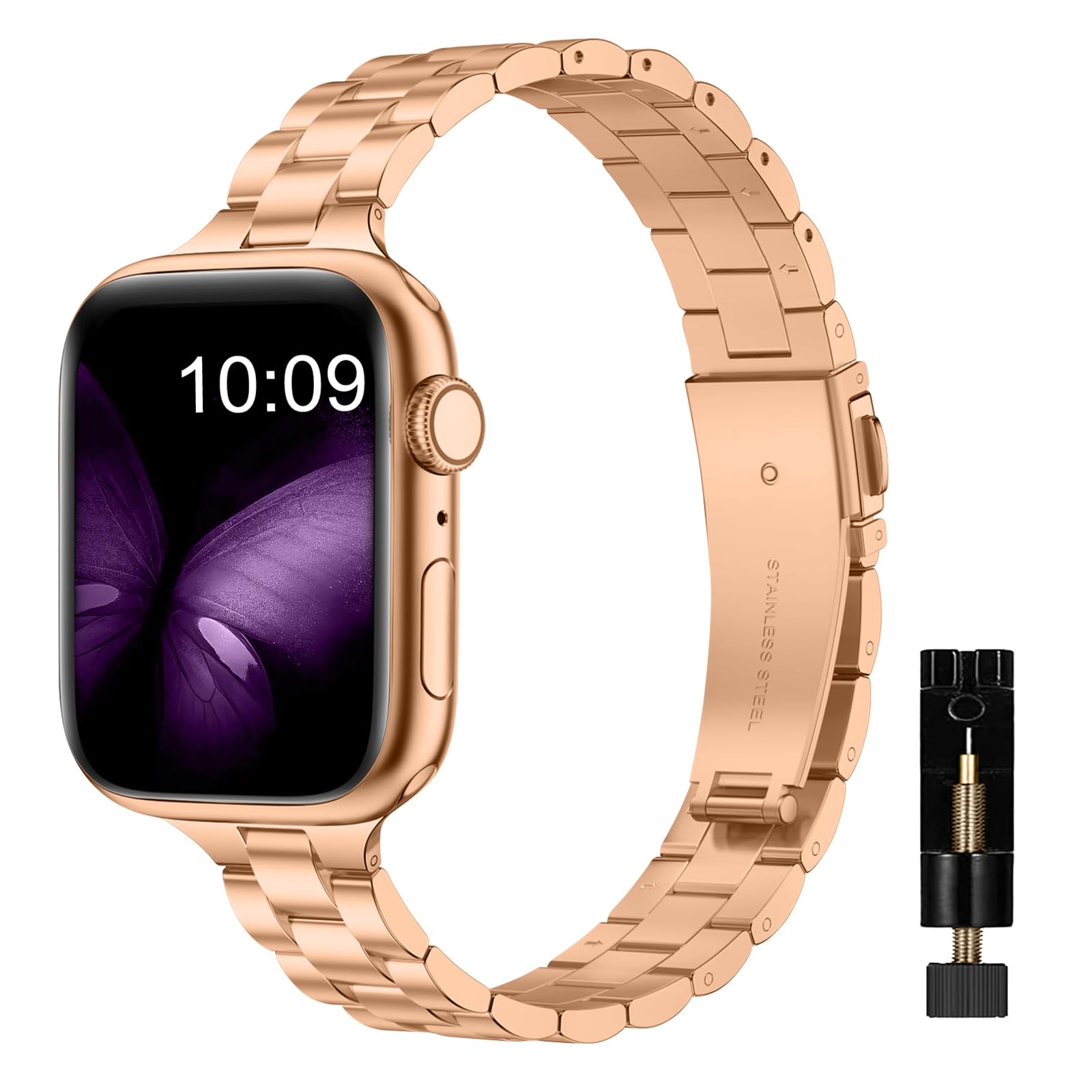 MaEiol Metall Armband für Apple Watch 49mm /45mm /44mm /42mm
