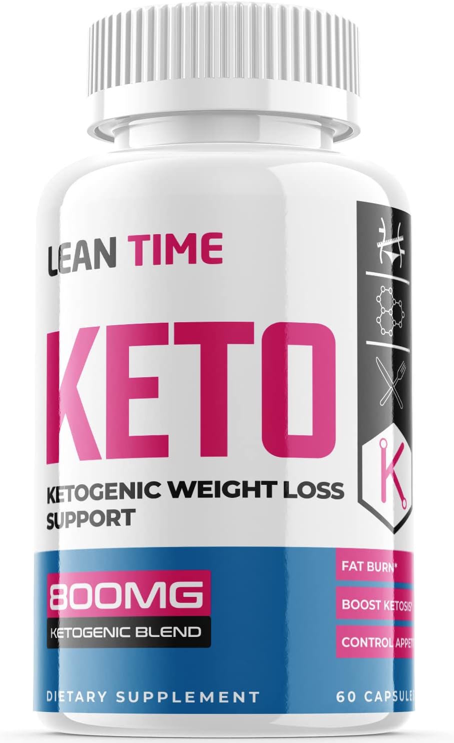 Amazon Com Lean Time Keto Advanced Bhb Formula 1 Pack Health Household