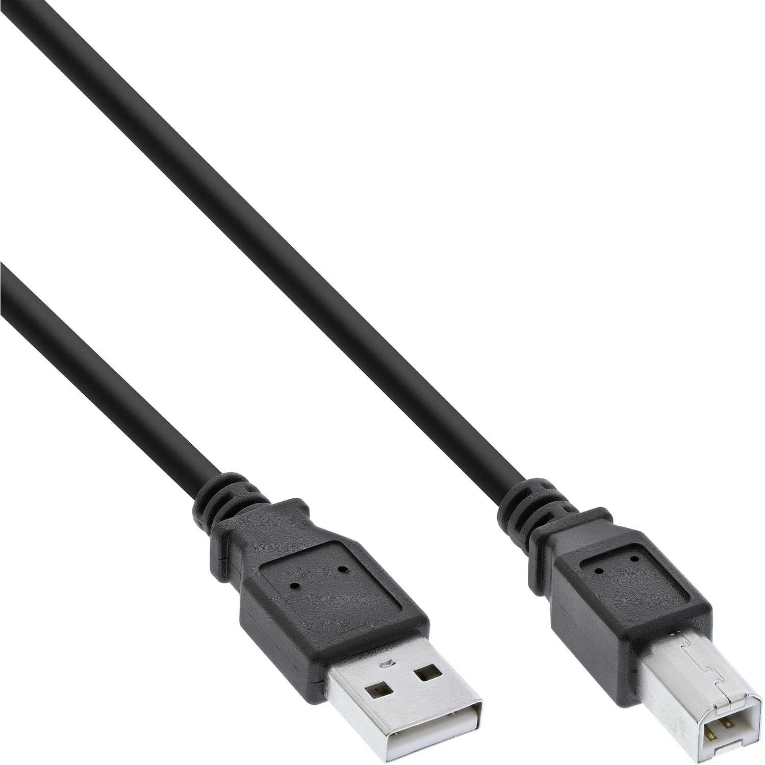 Кабель InLine 34557X USB 2.0, A-B, чорний, 7 м
