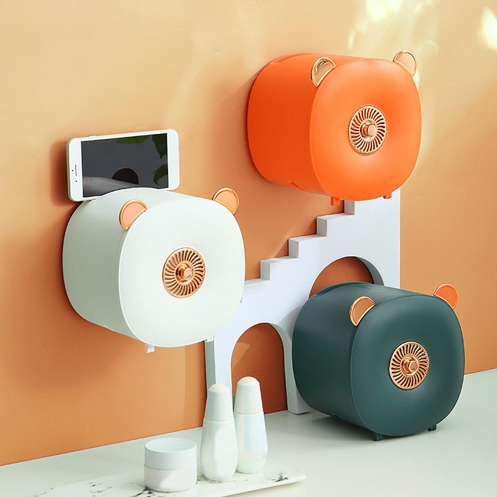 Self Adhesive Wall Mount Bathroom Paper Towel Dispensers Pet Proof Green | Home & Garden | Furniture | Dressers & Chests of Drawers-image-43