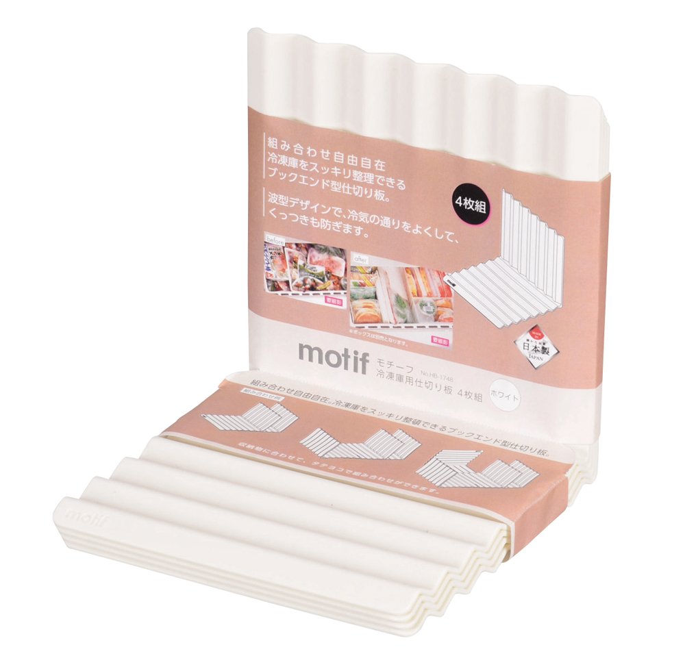 冷蔵庫仕切り板　確認用 Amazon｜パール金属 冷凍庫 冷蔵庫 収納 仕切り板 4枚組 ホワイト