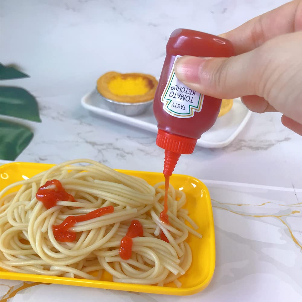 4 Weiße Squeeze-Flaschen Für Gewürze - Ideal Für Picknick & Grillen