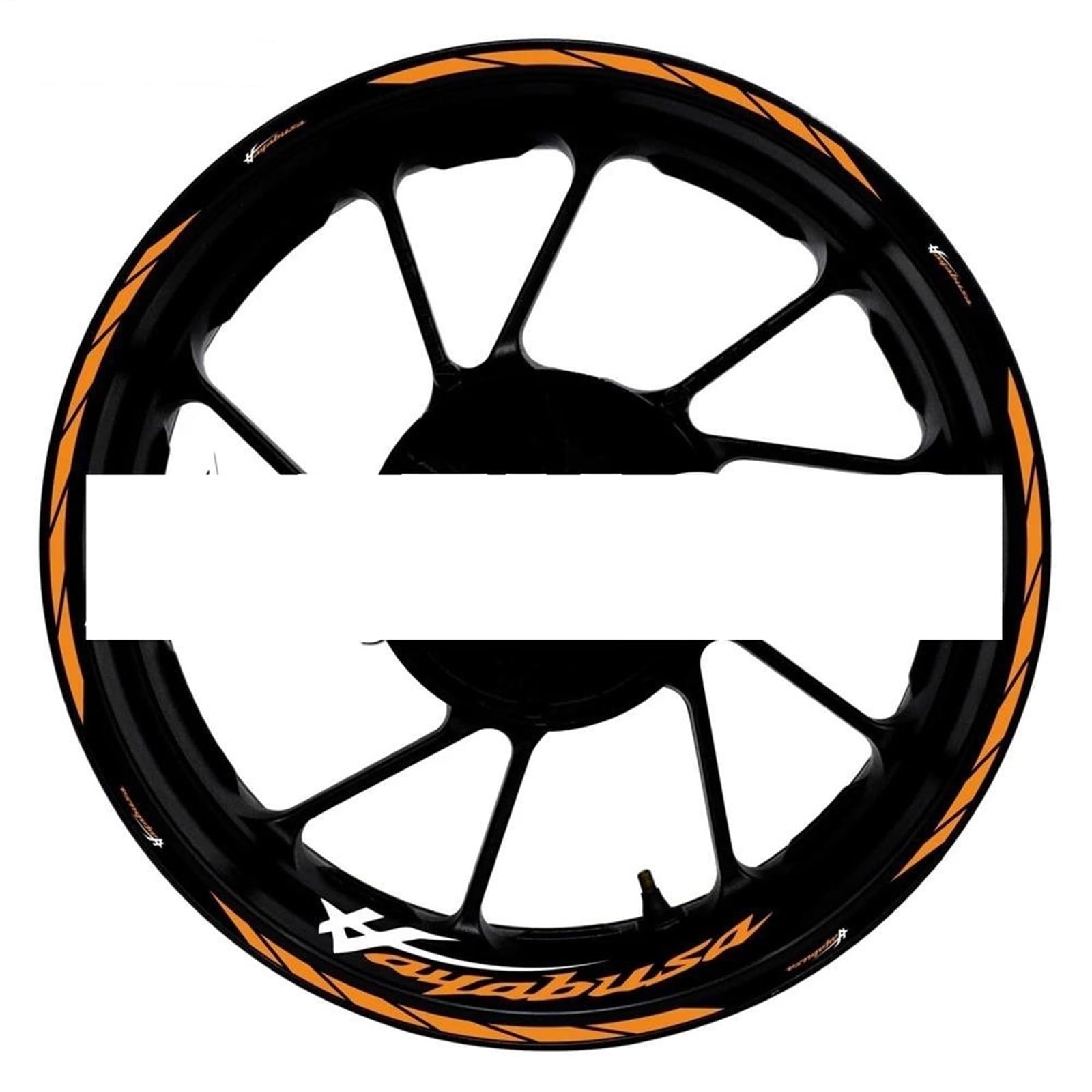 Motorcycle Accessories Wheel Stickers Reflective Rim Motorbike Waterproof Decals for Suzuki for Hayabusa 1300(Color14)