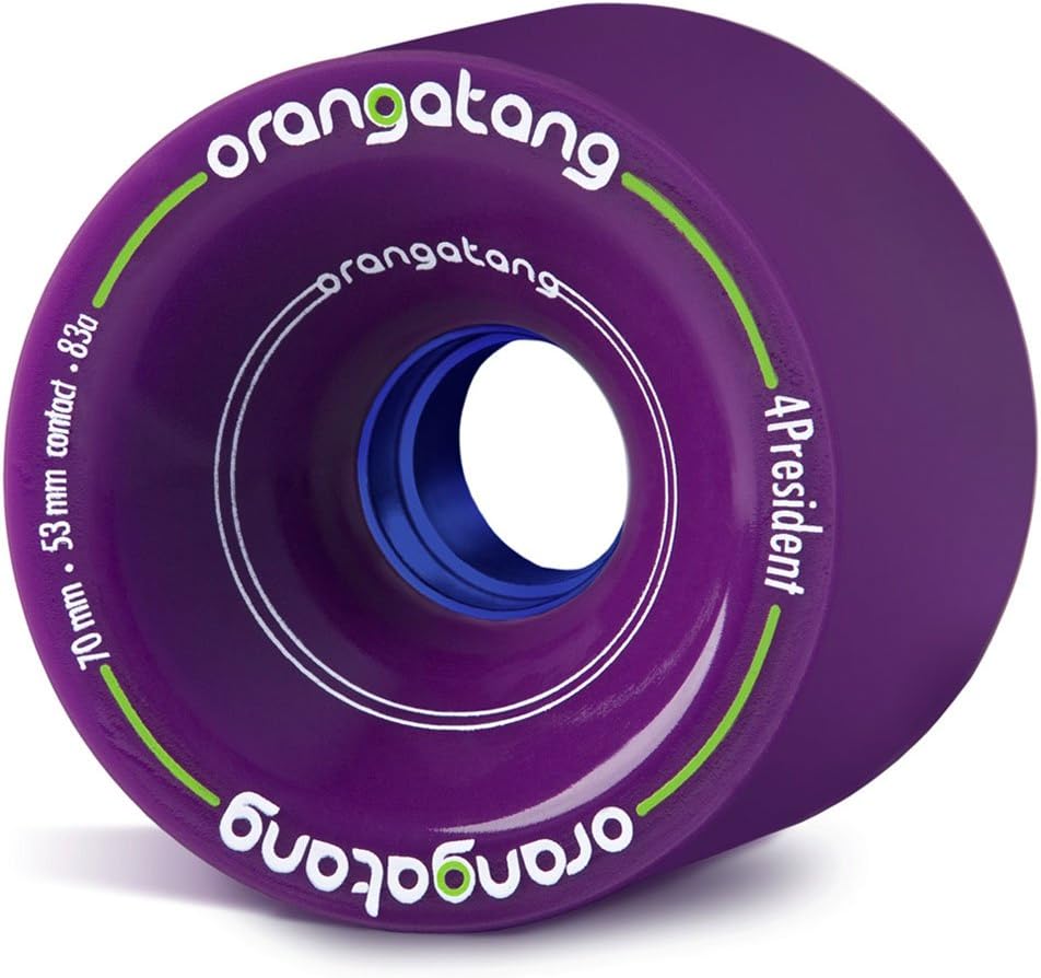 Orangatang 4 President 70 mm Cruising Longboard Skateboard Wheels (Set of 4)