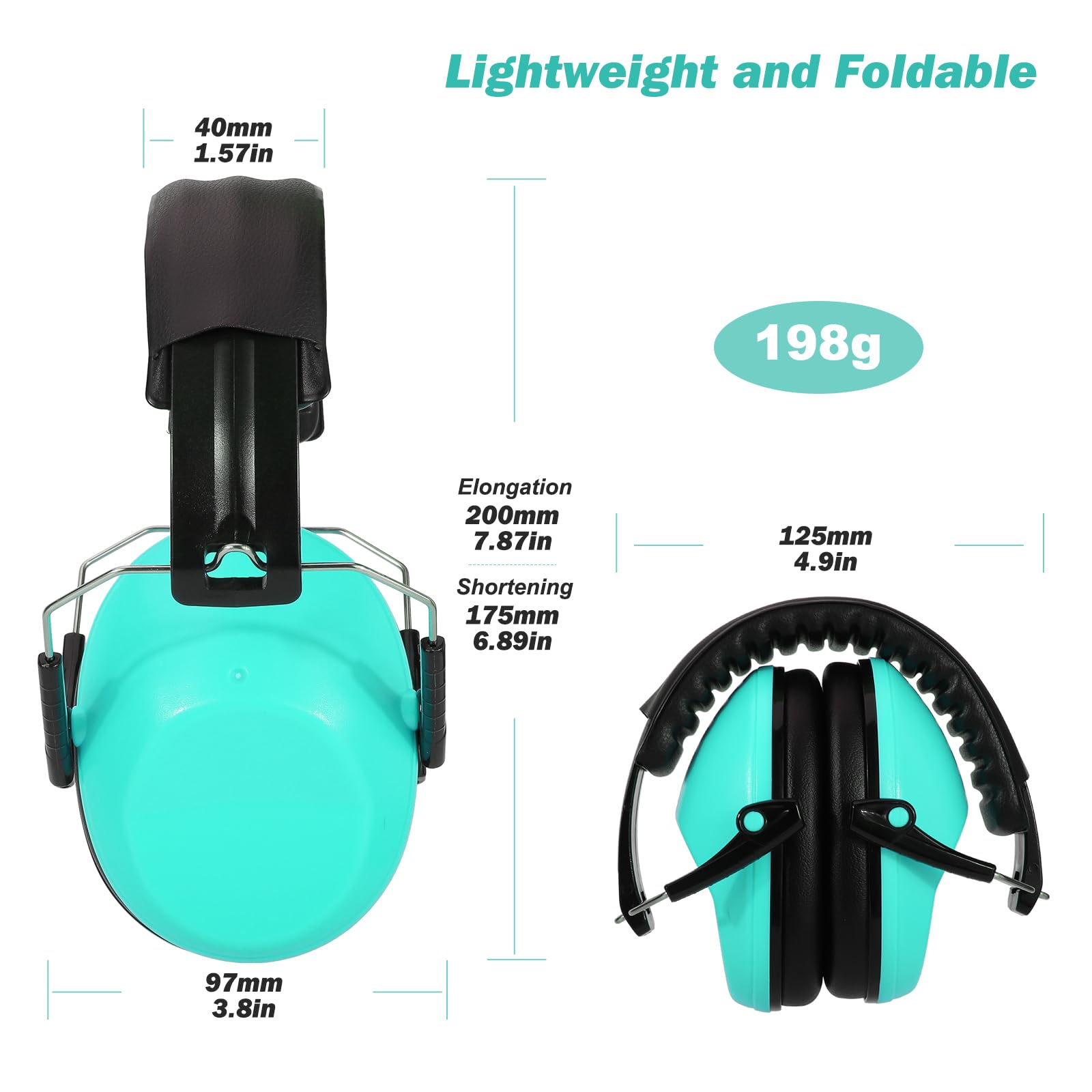Kriogor Ear Defenders Children Noise Cancelling Headphones Passive Sound-Blocking Earmuffs 26dB SNR - Image 4