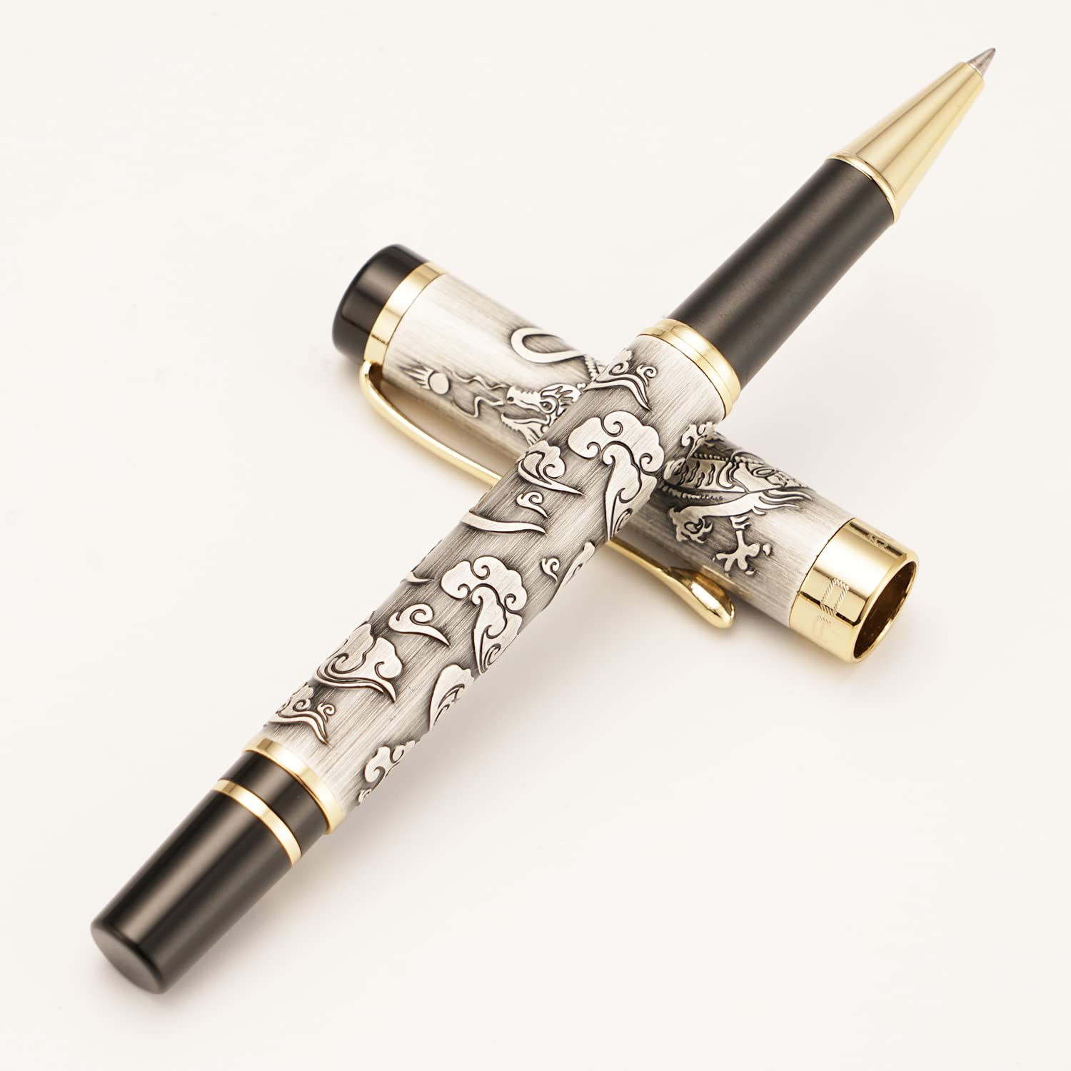 Amazon | Retro Jinhao 5000 メタルローラーボールペン、アドバンスド
