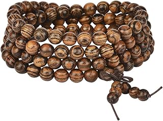Mala Beads Bracelet 108 8mm Prayer Meditation Sandalwood Elastic…