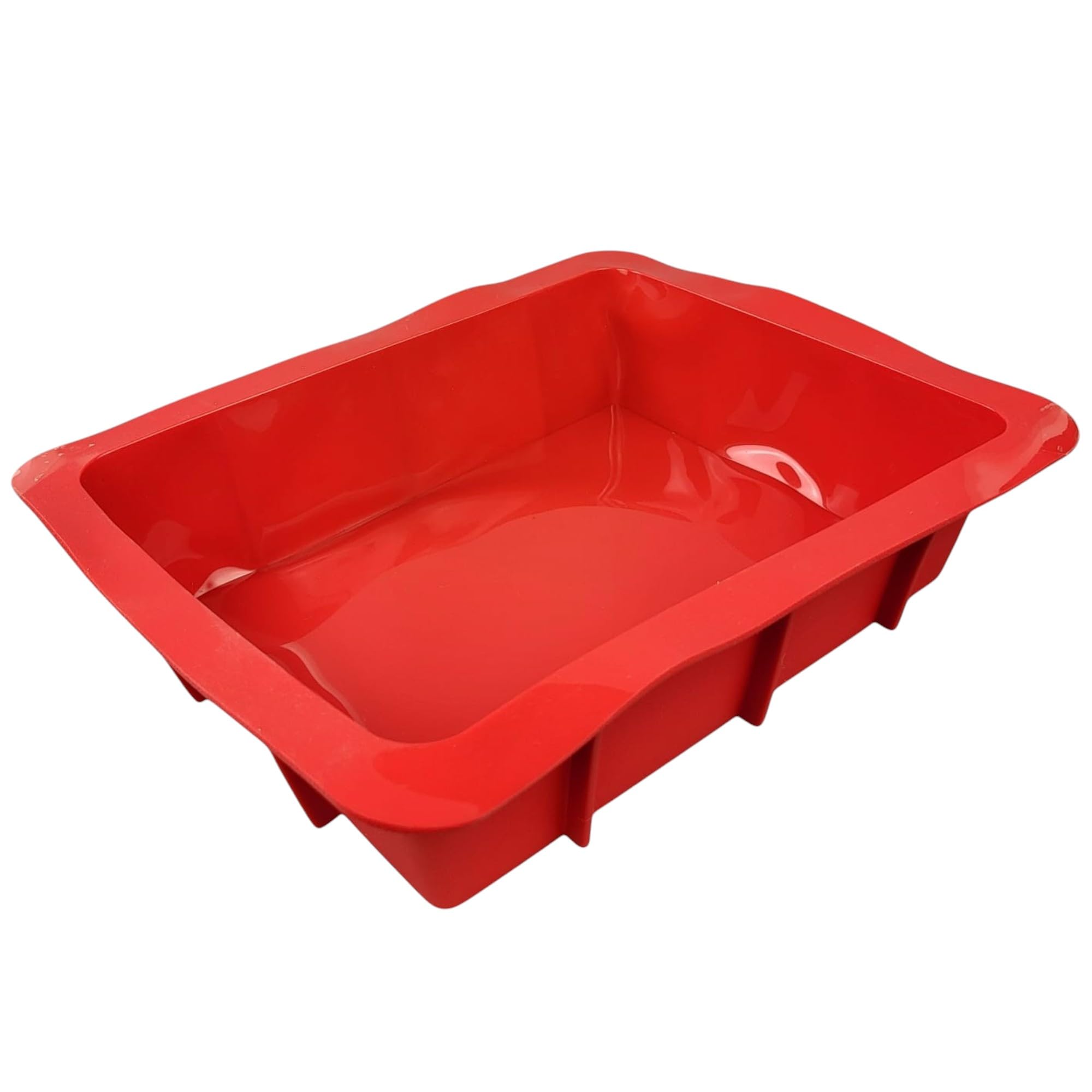 Gmmh Red Baking Dish, Xxl, Silicone Baking Mould, Lasagne Mould, Loaf Mould, Baking Mould, Bread Baking Mould, Royal Cake Mould,