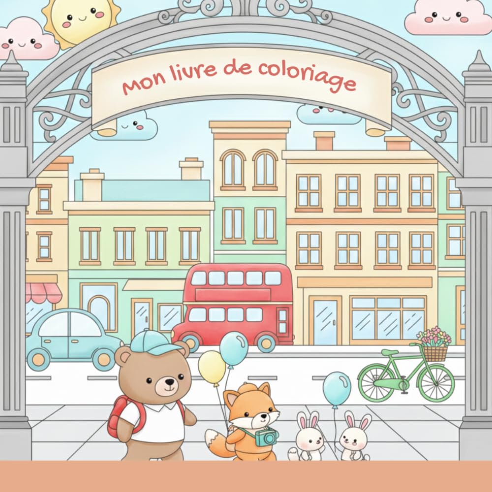 Mon livre de coloriage – Mes amis pour la vie: Coloriage pour les enfants dès 6 ans