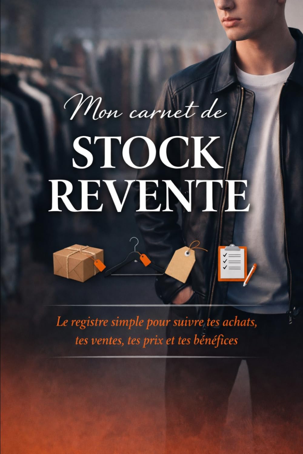 Mon carnet de stock revente: Le registre simple pour suivre tes achats, tes ventes, tes prix et tes bénéfices