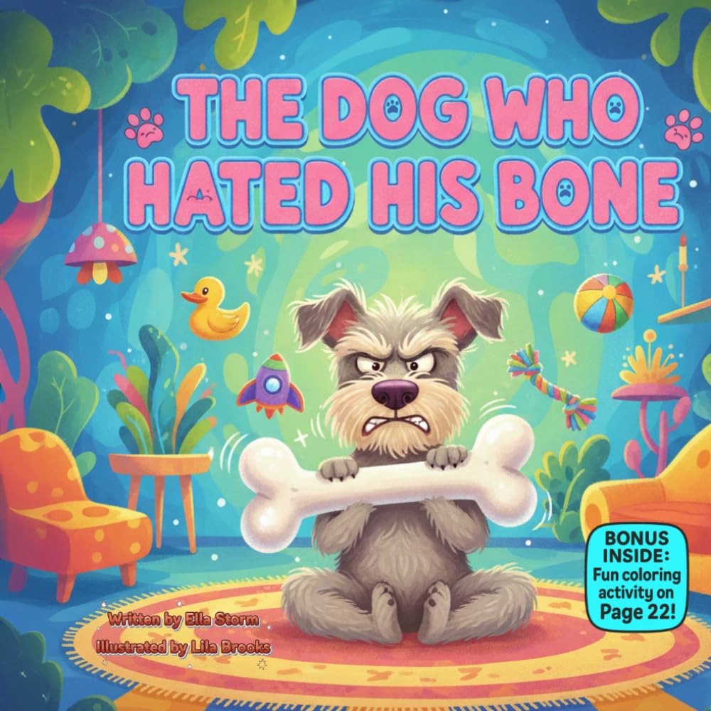 The Dog Who Hated His Bone: A Funny Rhyming Story About Gratitude, Trying New Things, and Finding Joy in Simple Surprises