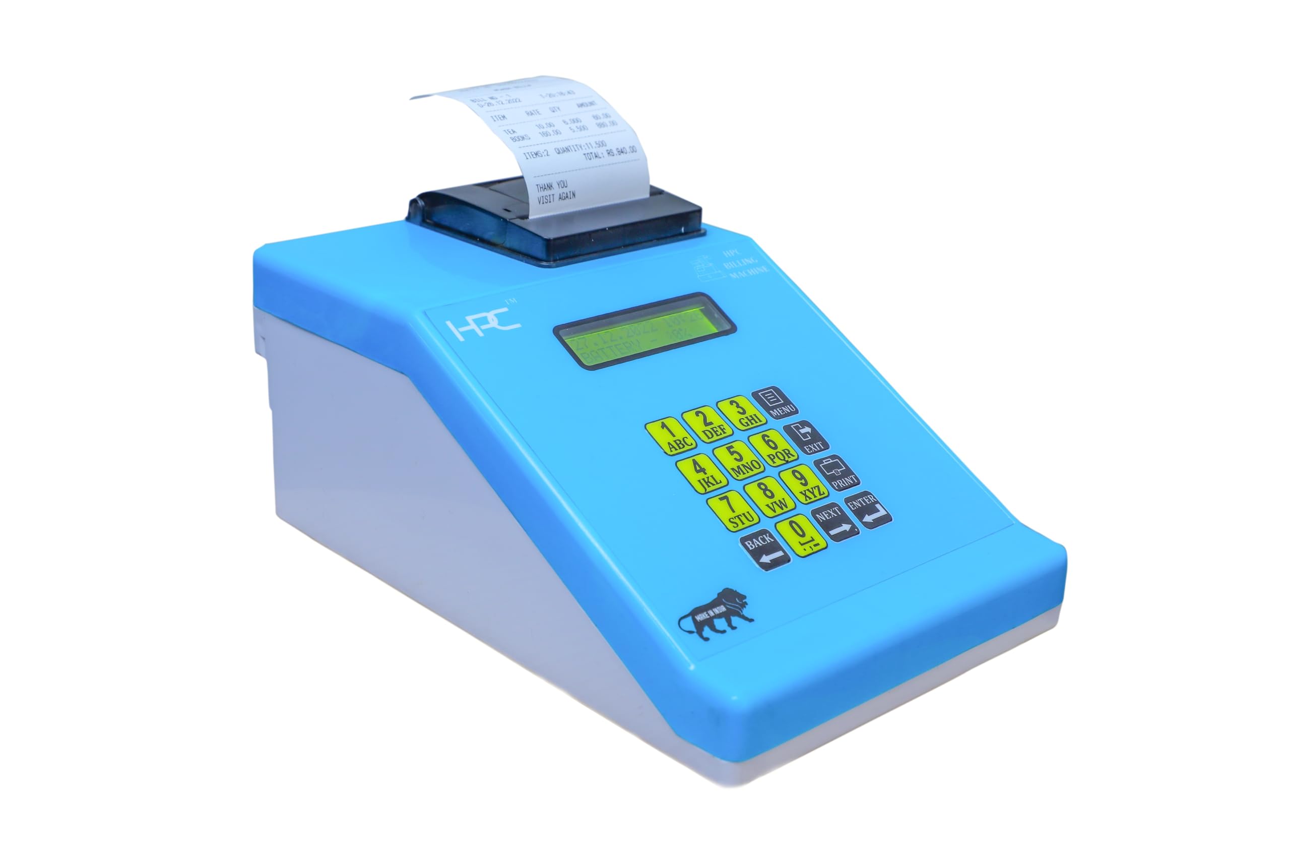 HPC Billing Machine with Battery | Billing Machine for Retail, Kirana, Toy, Gift, & Grocery Shops Model- HPC11B