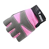 Girls Fingerless Bike Gloves&comma; Sport Gloves for 5-12 Year Girls Monkey Bars Rock Climbing Cycling Biking Fishing