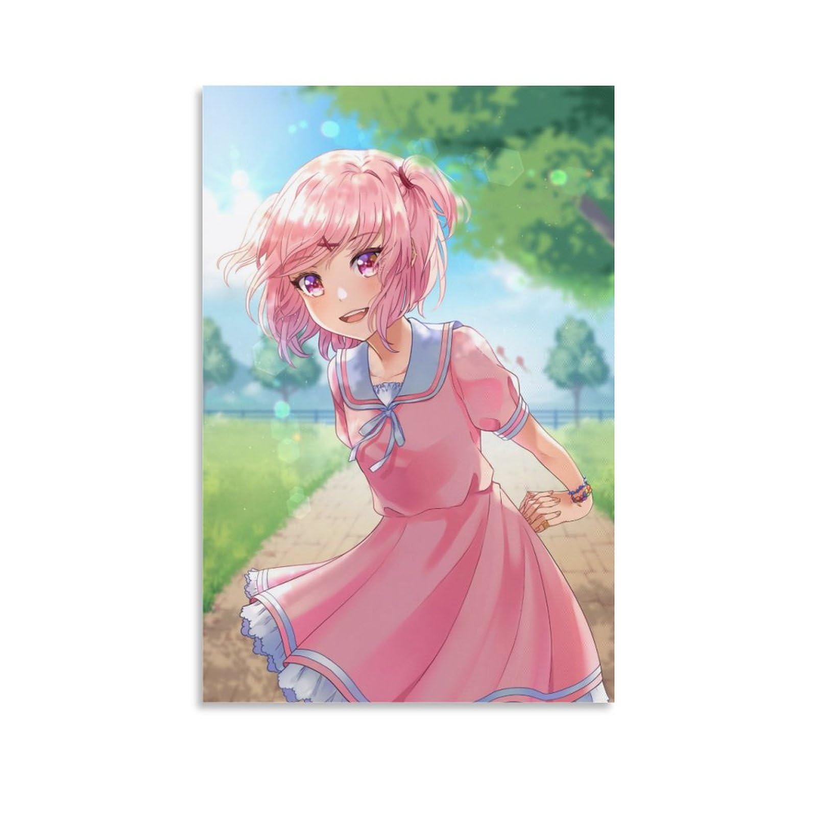 Amazon.co.jp: 絵画 ドキドキ文芸部 ナツキ ポスター 装飾画 Unframe