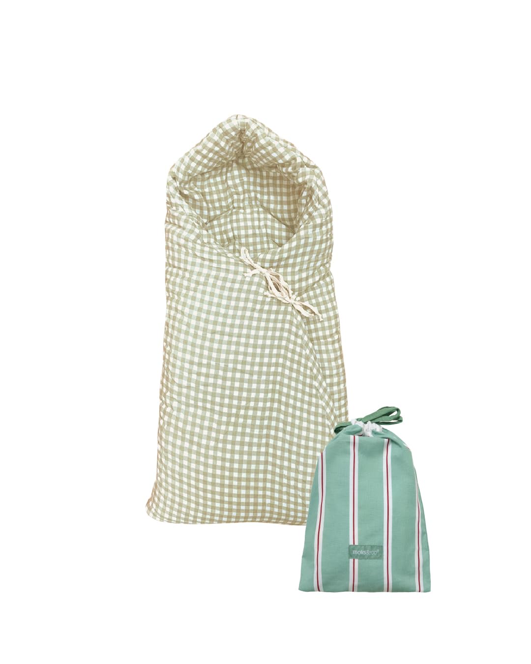 molis&co - Chancelière d'hiver pour bébé - Matériaux 100% Oeko-Tex - Coupe-Vent - pour Poussette d'hiver (TOG 6.5) - Convient pour Toutes Les poussettes - Mint Tea