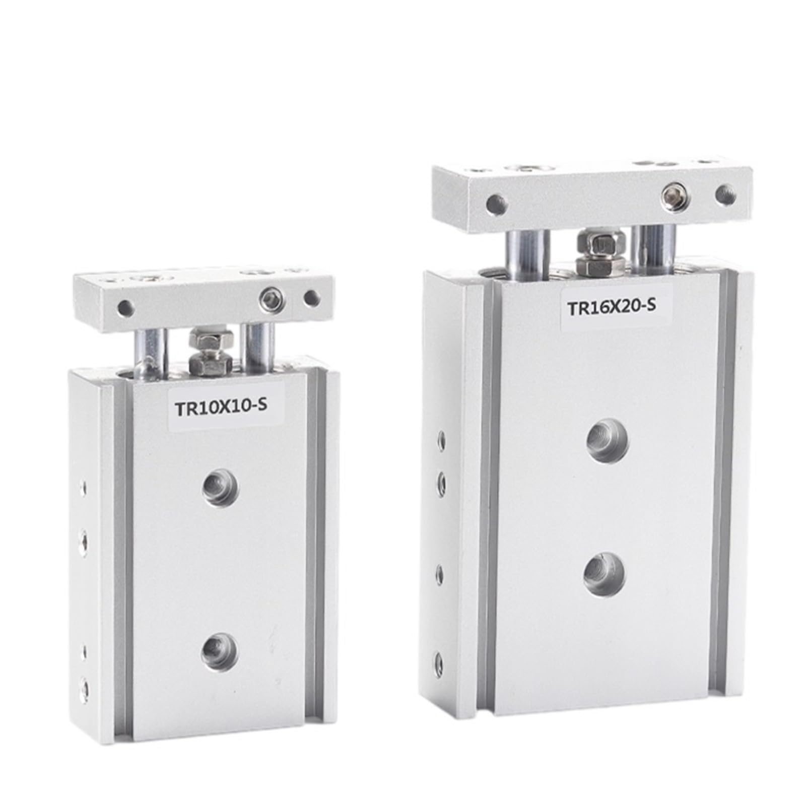 Cylindre pneumatique double tige TR20 course 125mm magnétique