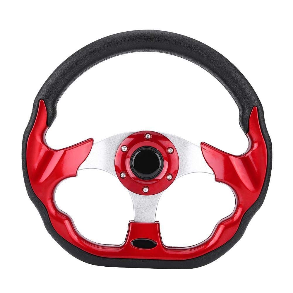 Kierownica na rynku wtórnym, 320mm najnowsza modyfikacja kierownicy wyścigowej z włókna węglowego Mini kierownica do driftu (czerwona