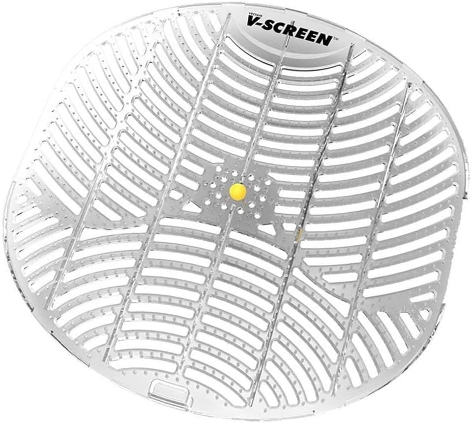 Appropriate™ V-Screen Urinal Mat Citrus Mango (Standard Size, Transparent Light Grey) - Pack of 2