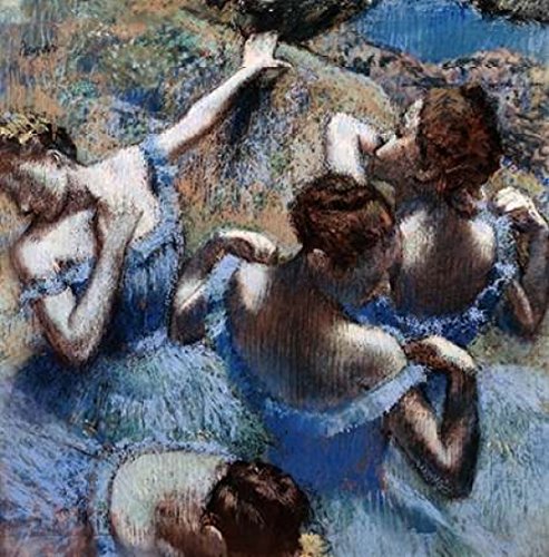 Posterazzi Blue Dancers - Les Danseuses Bleues Poster Print by