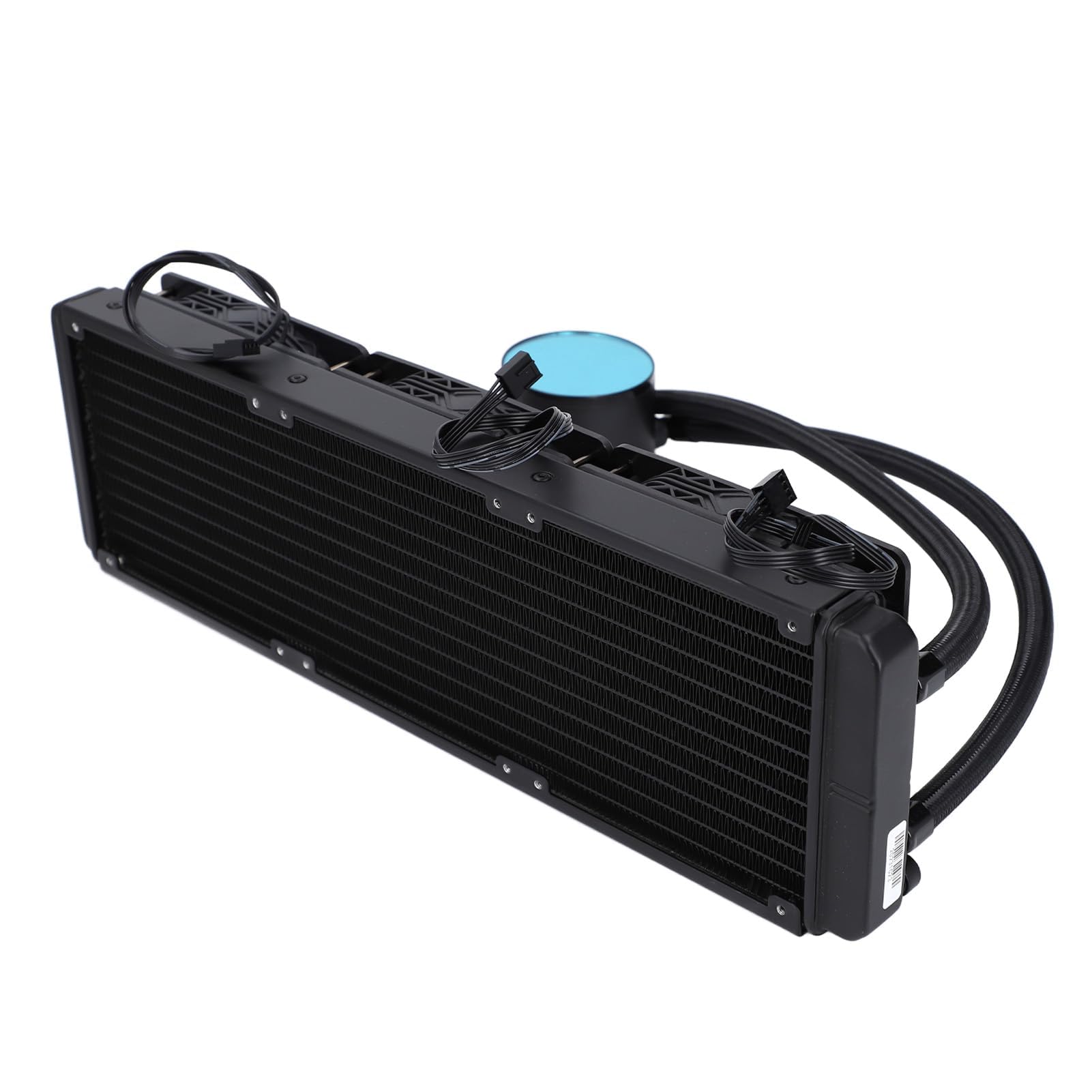 Ejoyous Chłodzenie Wodne Procesora AIO 360 Mm ARGB PWM z 3 Wentylatorami 120 Mm Cicha Pompa o Wysokiej Wydajności Poniżej 25 DBA dla LGA 1700/1200/AM5/AM4