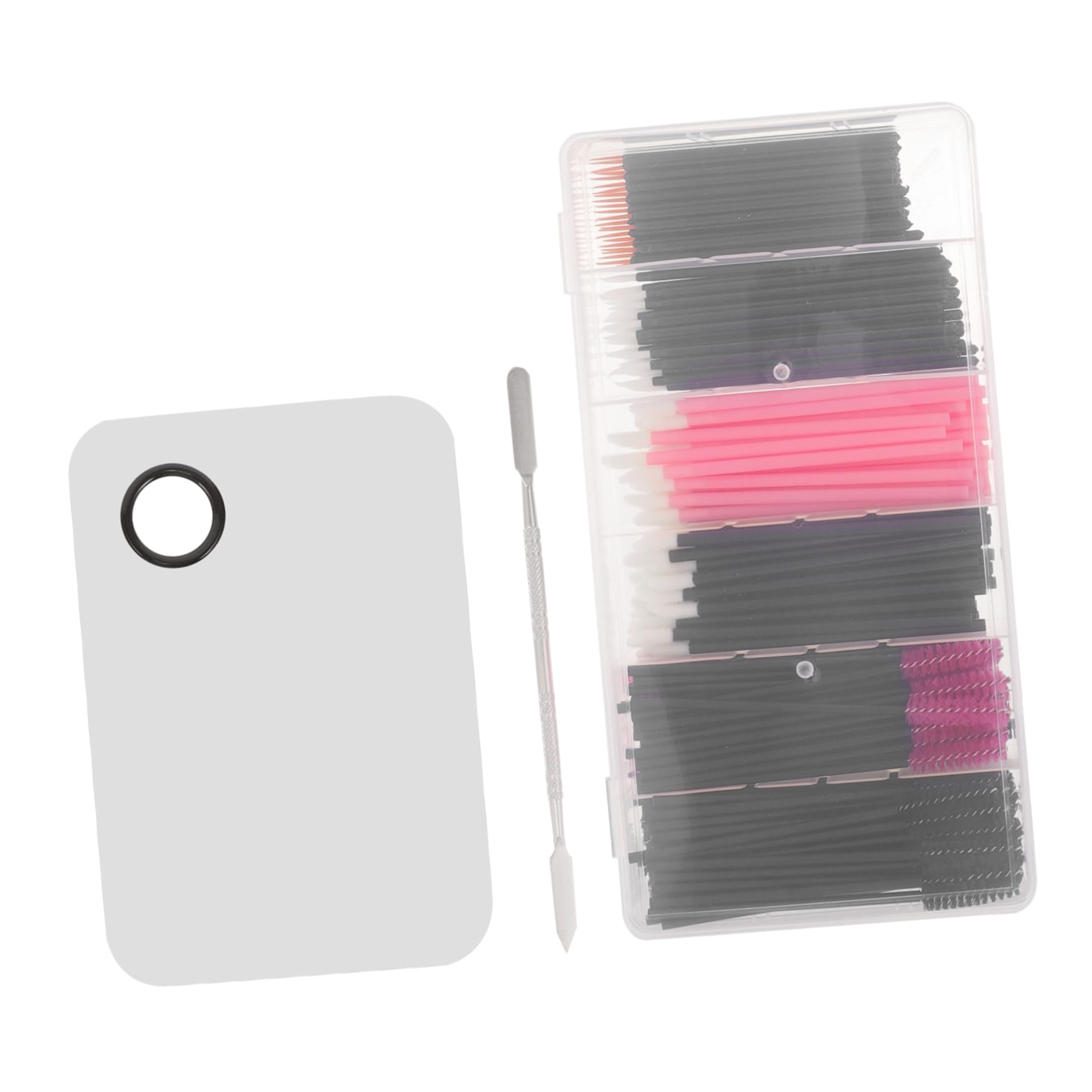 WRITWAA Complete Makeup Tool Set Brow Brush Lash Brush Portable Eyeliner for Travel