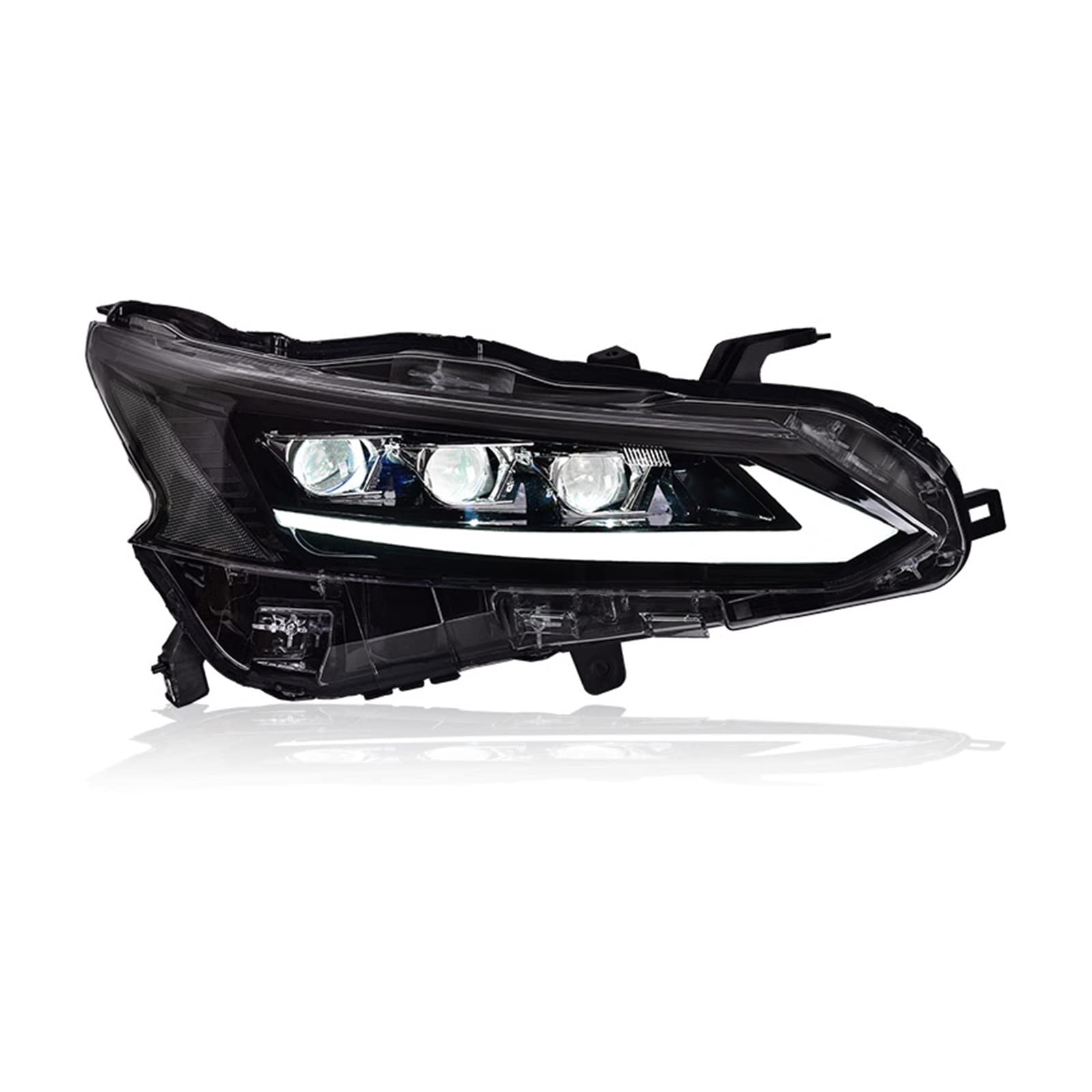 Headlight Assembly Compatible With Nissan Teana 2018-2021 LED DRL LED Dual Beam Lens LED Sequential Turn Signal LED High Beam Lens