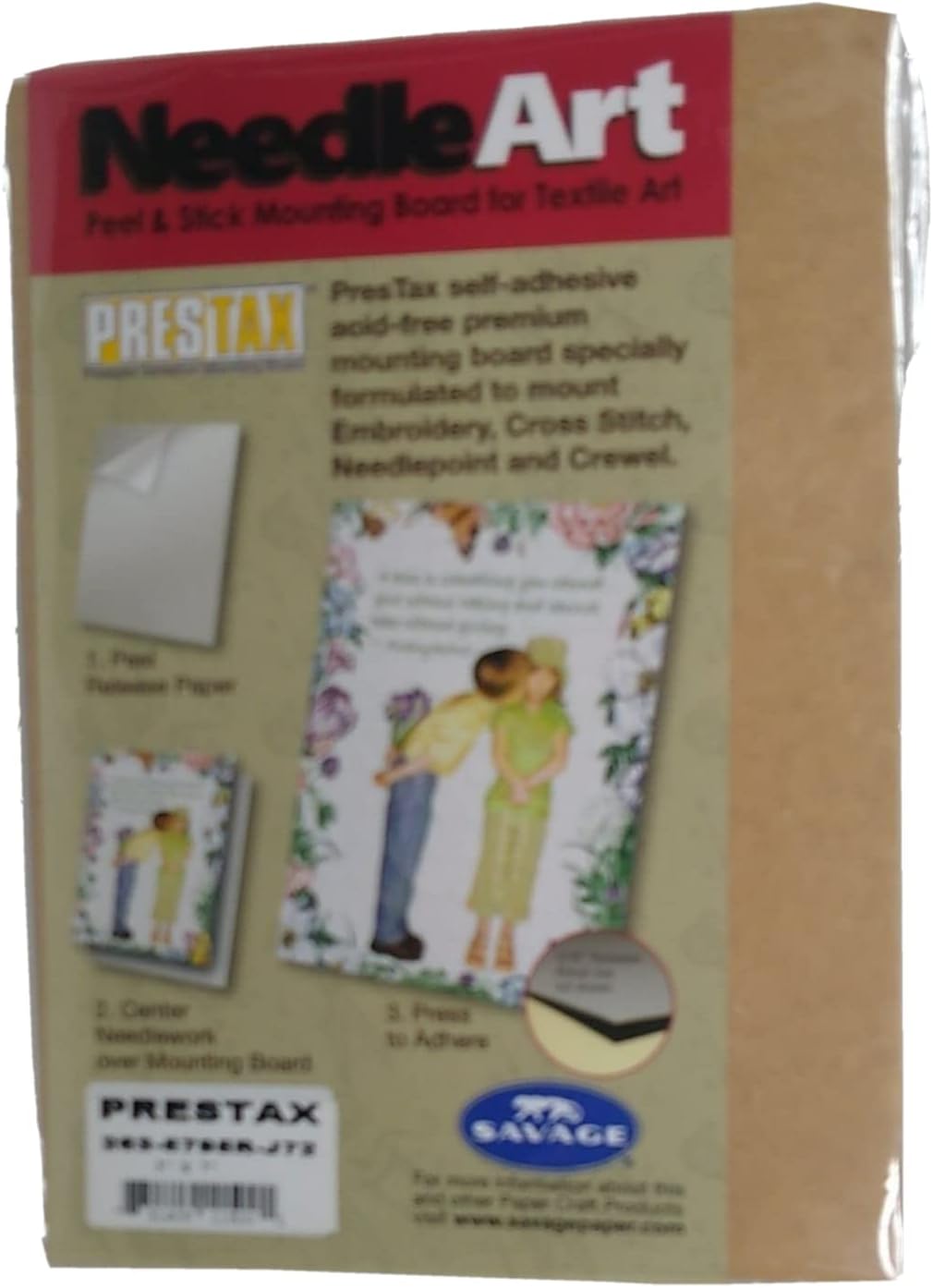 Prestax Selfadhesive Mounting Board 5"x7"white