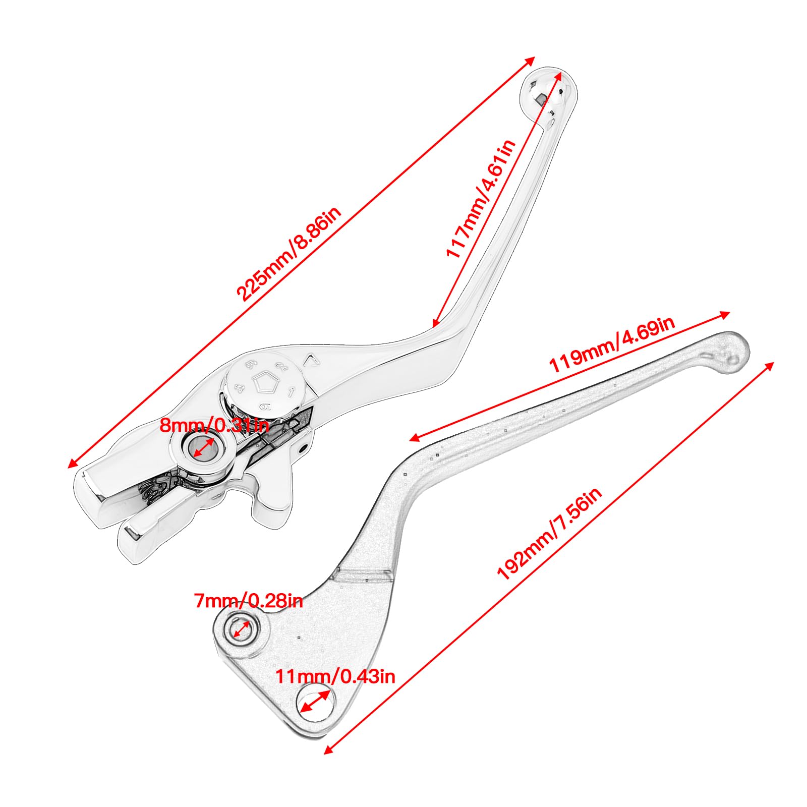 RIDEA XFH V-Type Lever ゴールド143-00103 XFH V-Type Lever CNC RIDEA ブレーキレバー 【通販モノタロウ】