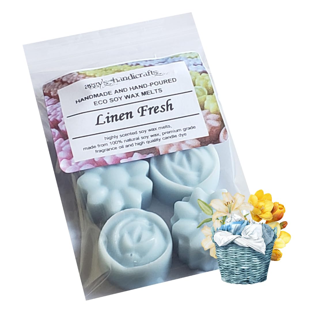 Handmade Highly Scented Soy Wax Melts (Linen Fresh)