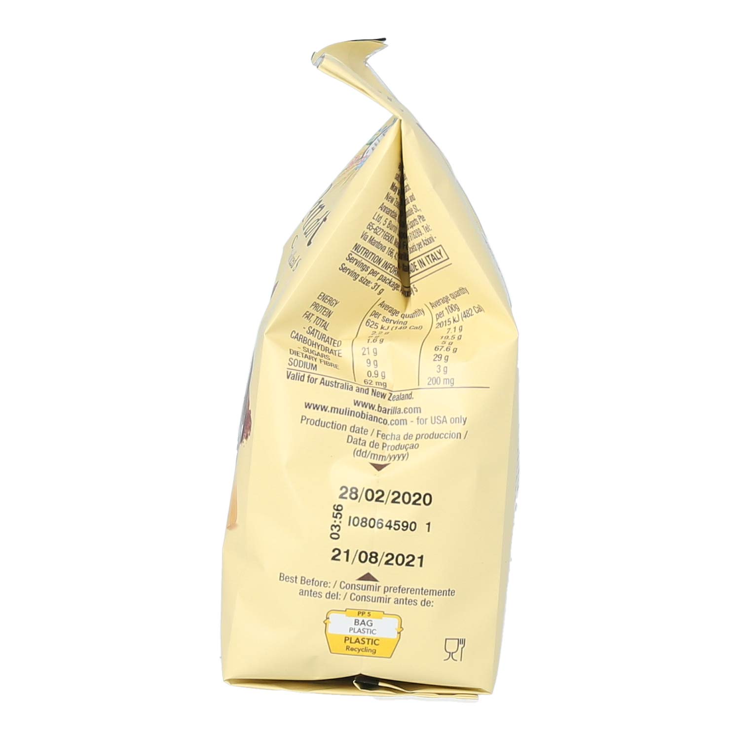 Mulino Bianco Pan Di Stelle Cookies Pack of 10 Bag