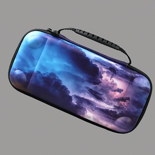 Miniatura 2 de Carrying EVA Hard Case Compatible with Nintendo Switch OLED & Switch Model, Hard Shell Protective Shockproof Travel Carrying Case with 20 Game Card