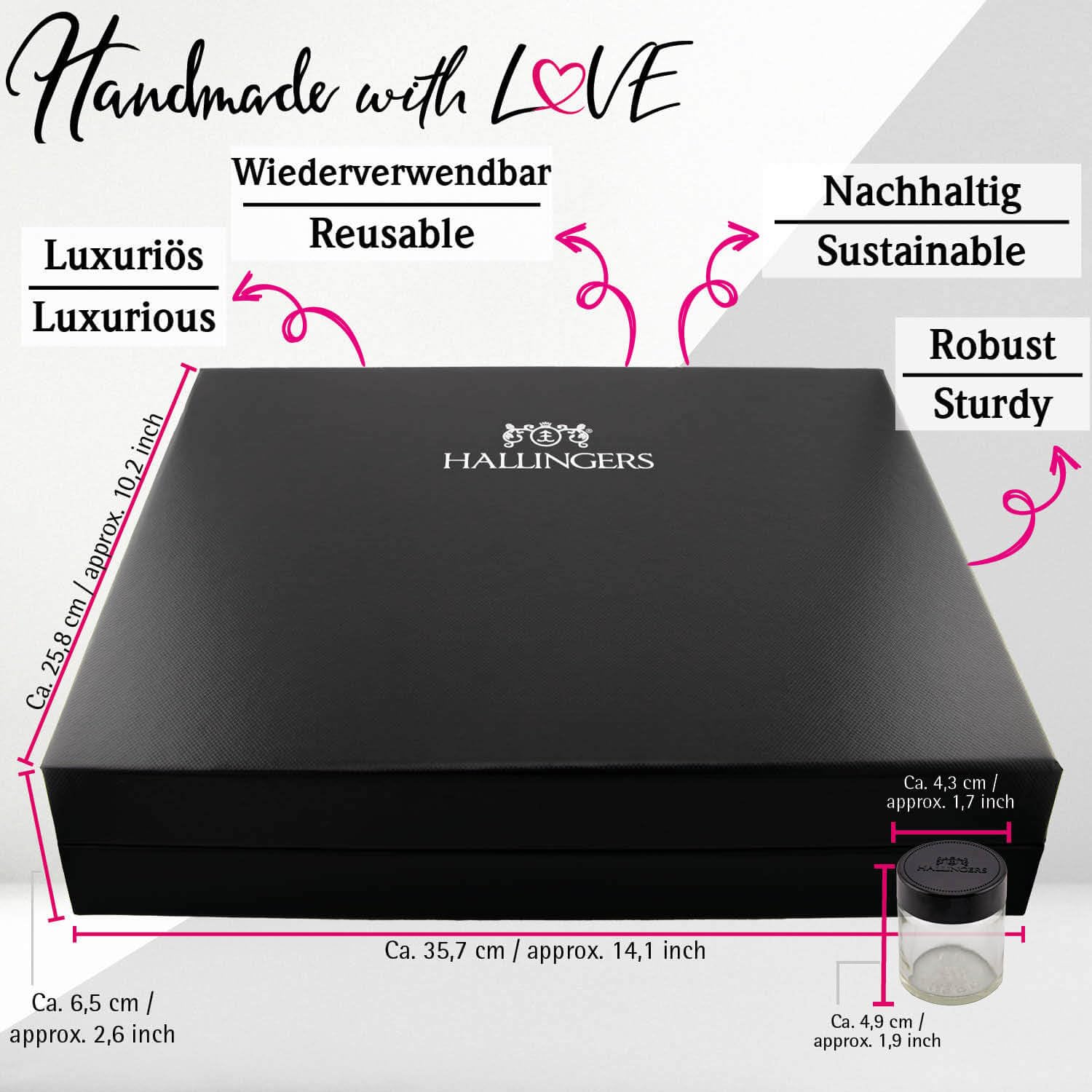 Hallingers Genuss Manufaktur Tee Geschenk-Set 24 Sorten Premium Loser Tee Probierset Geschenkbox