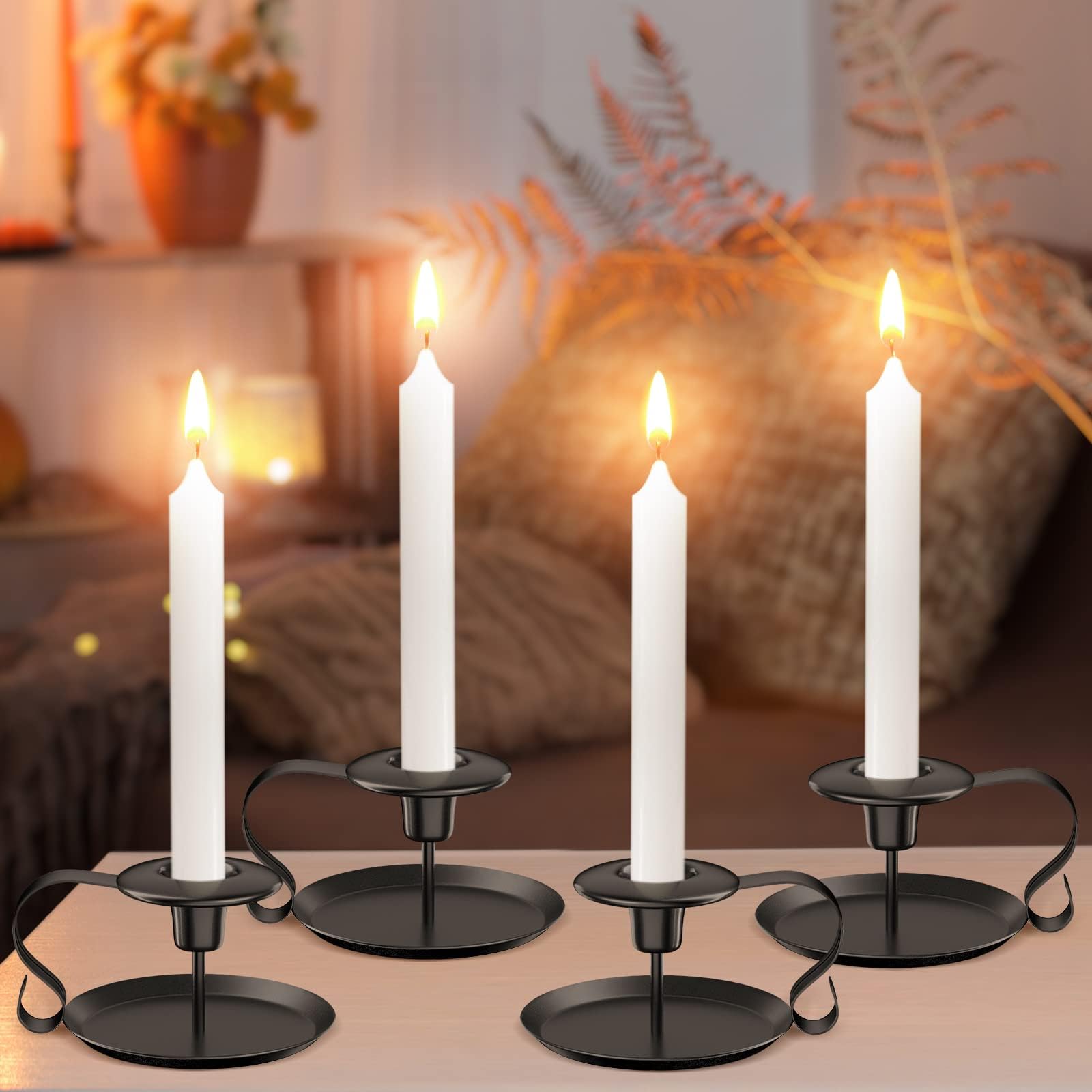 Glass Candle Holder Candlestick Holders Hewory 10pcs Glass Candle