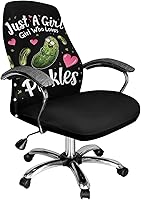 Vista 1 de Xoenoiee Pickles - Fundas para silla de oficina con estampado de corazón, funda elástica para silla de juegos de computadora, fundas universales