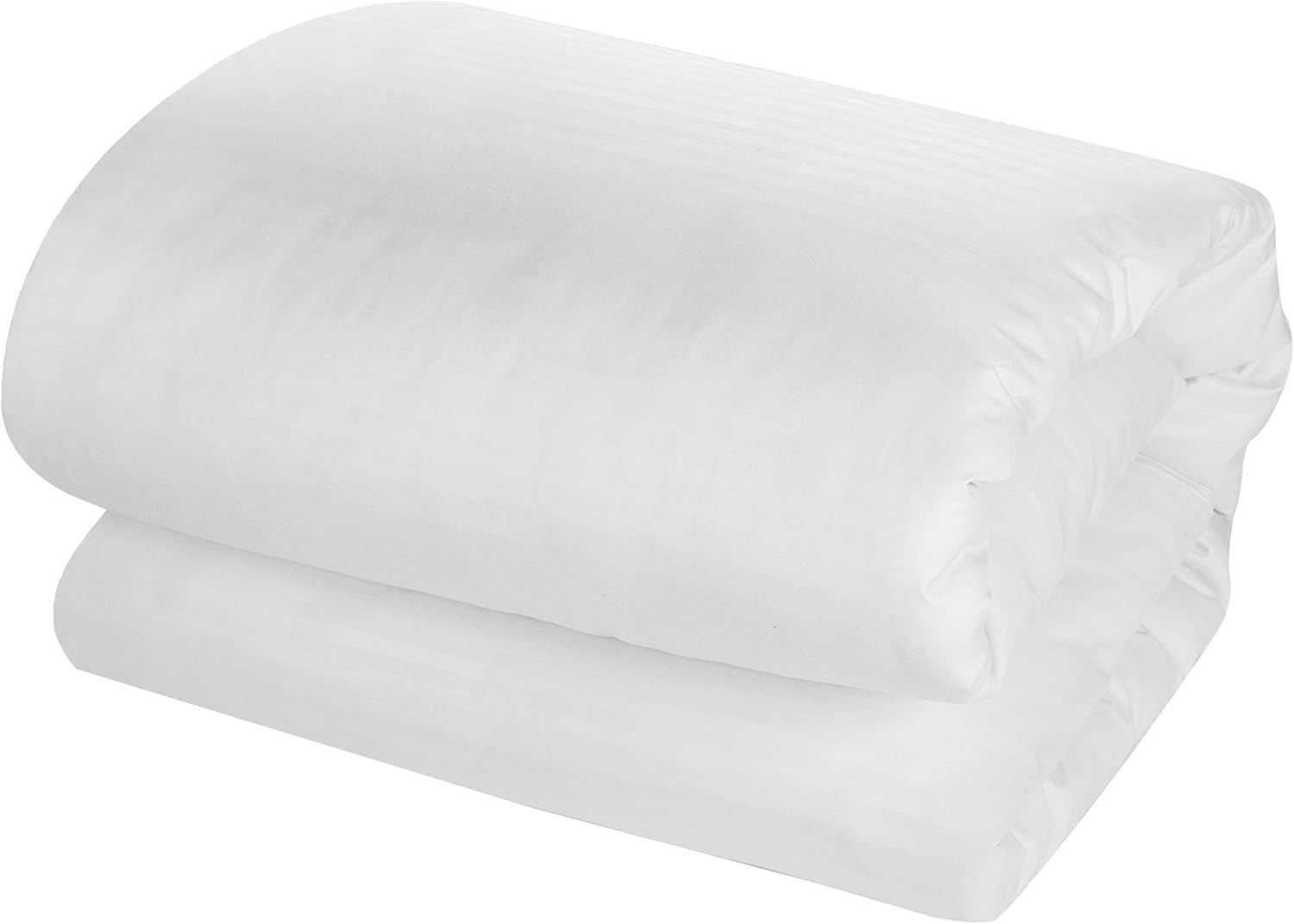 Chic Home Khaya Down Alternative Jacquard Striped Comforter Set, Bedding Basics, Queen, White