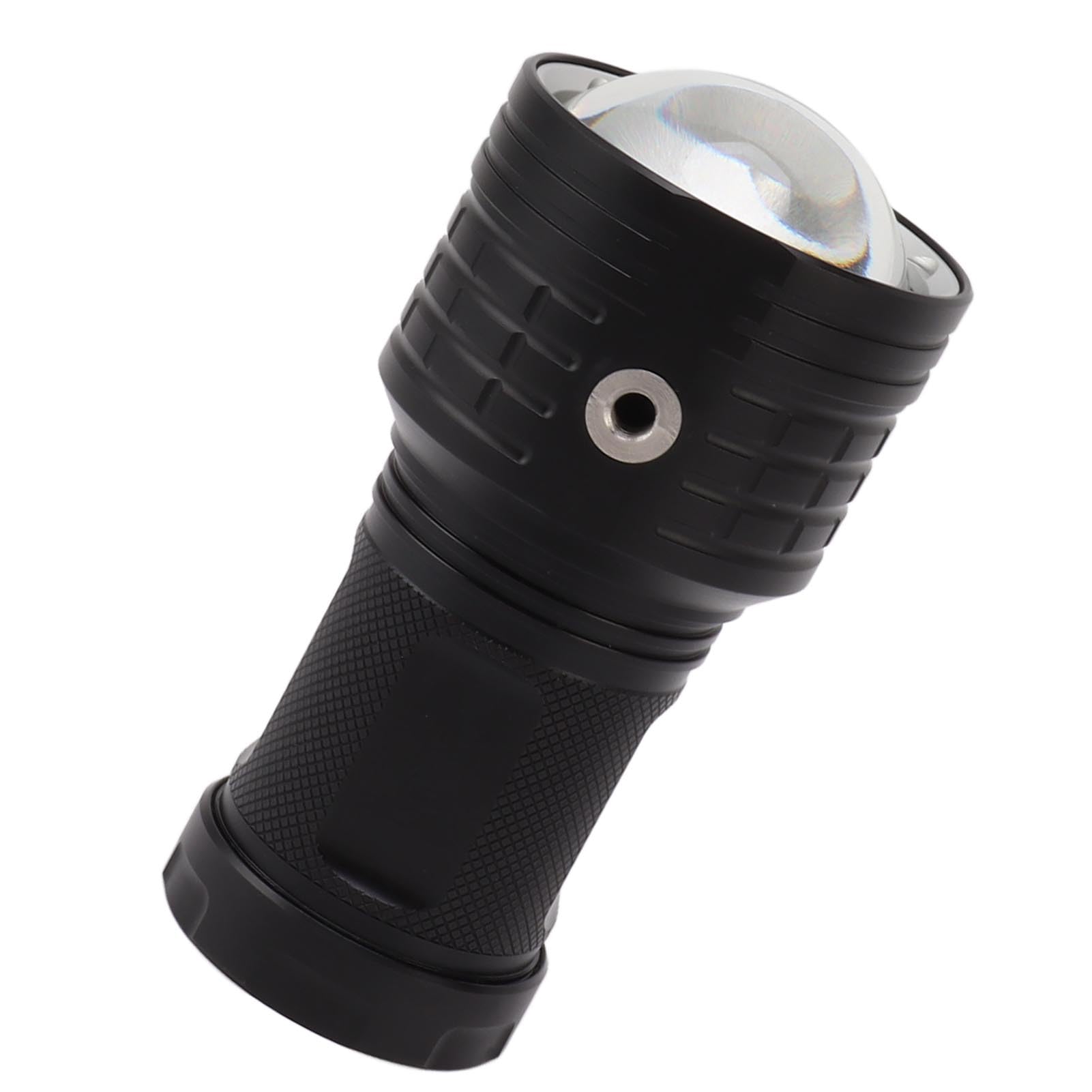 Torcia subacquea professionale impermeabile IPX8 da 10000 lm, luce di riempimento rossa e blu, 100 m