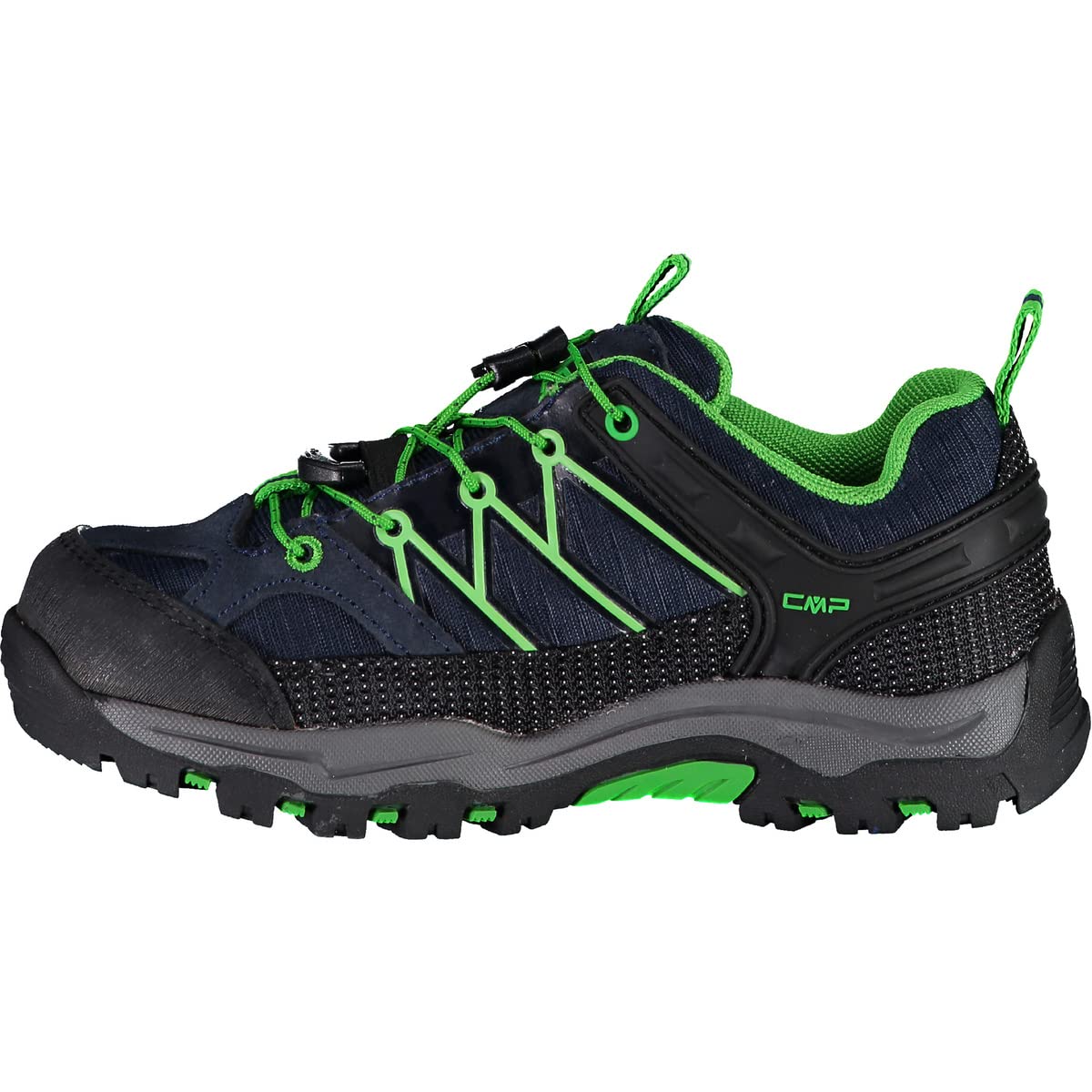CMP Kids Rigel Low Trekking Shoes Wp, Scarpe da trekking Unisex - Bambini e ragazzi, B.Blue-Gecko, 28 EU